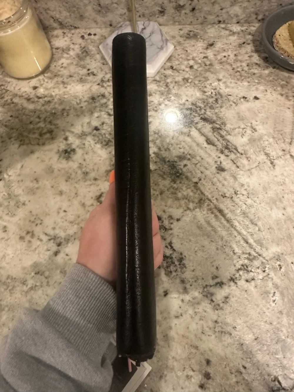 Saint Laurent Black Croc-Embossed Zip Around Wallet with YSL Logo - Picture 8 of 12